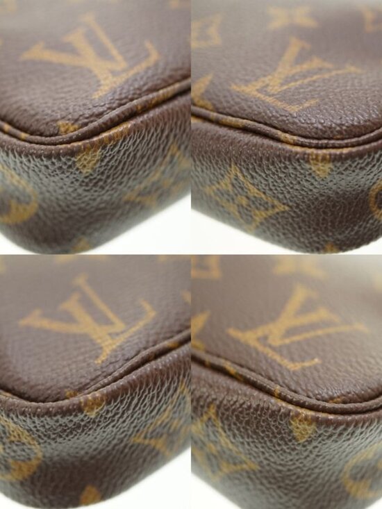 Louis Vuitton Monogram Accessoire Pouch Brown 0085